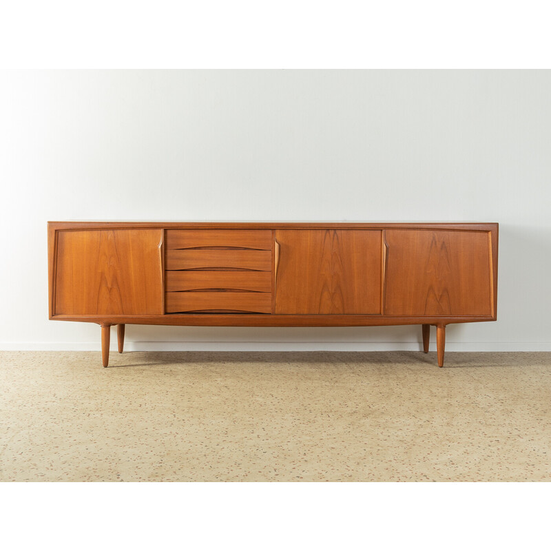 Vintage teak veneer sideboard by Axel Christensen for Aco Møbler, Denmark 1960