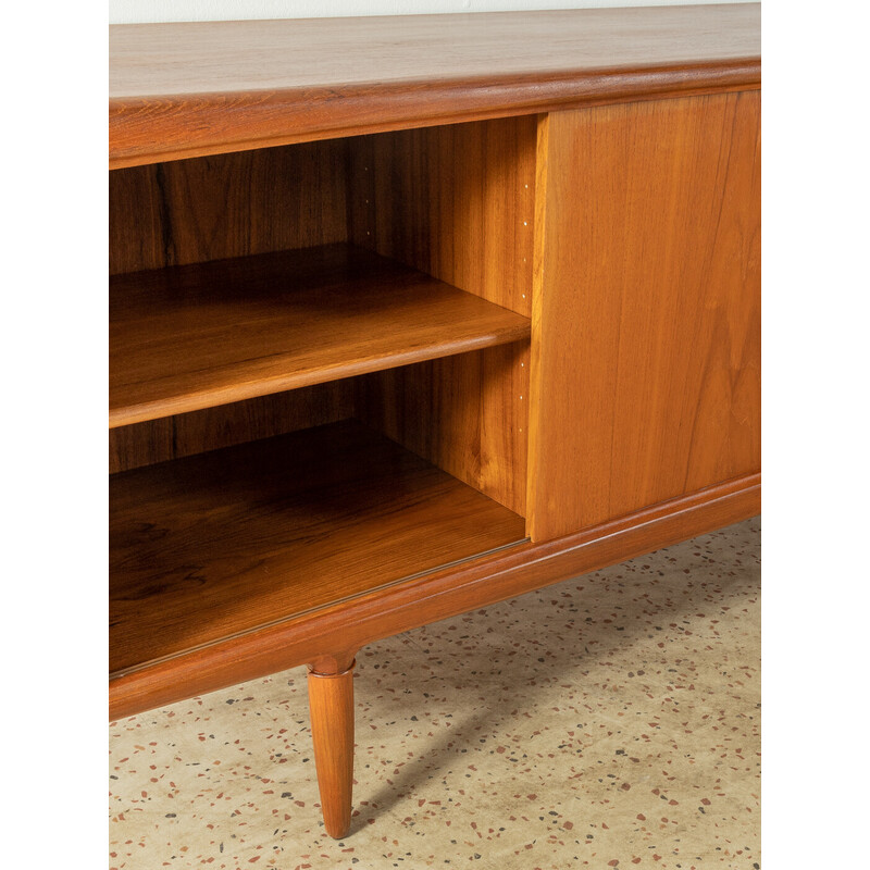 Vintage teak veneer sideboard by Axel Christensen for Aco Møbler, Denmark 1960