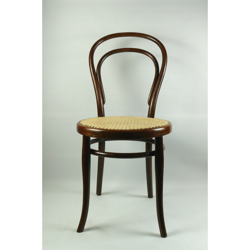 Chaise vintage en bois courbé no. 14 de Thonet