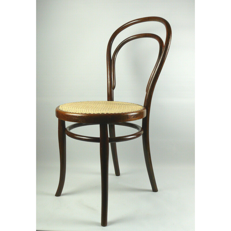 Chaise vintage en bois courbé no. 14 de Thonet