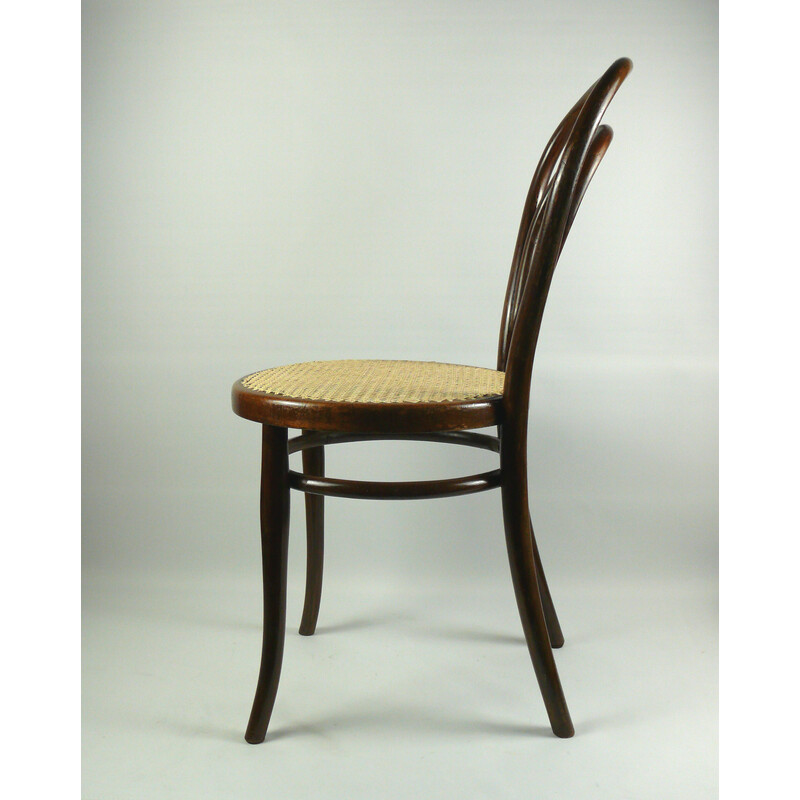 Sedia vintage in legno curvato no. 14 di Thonet