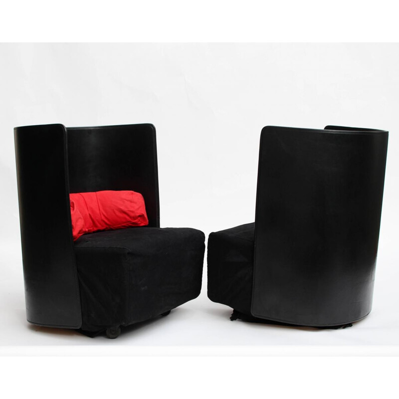 Paire de fauteuils "Campo" de De Pas, Urbino Et Lomazzi produit par Zanotta - 1980