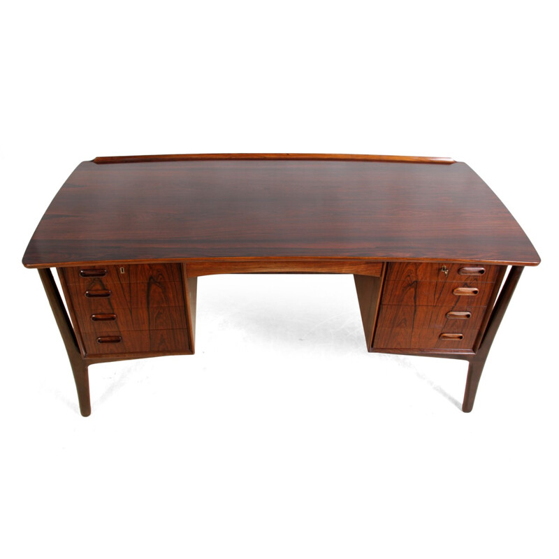 Rosewood Desk by Svend Madsen for Sigurd Hansen - 1960s