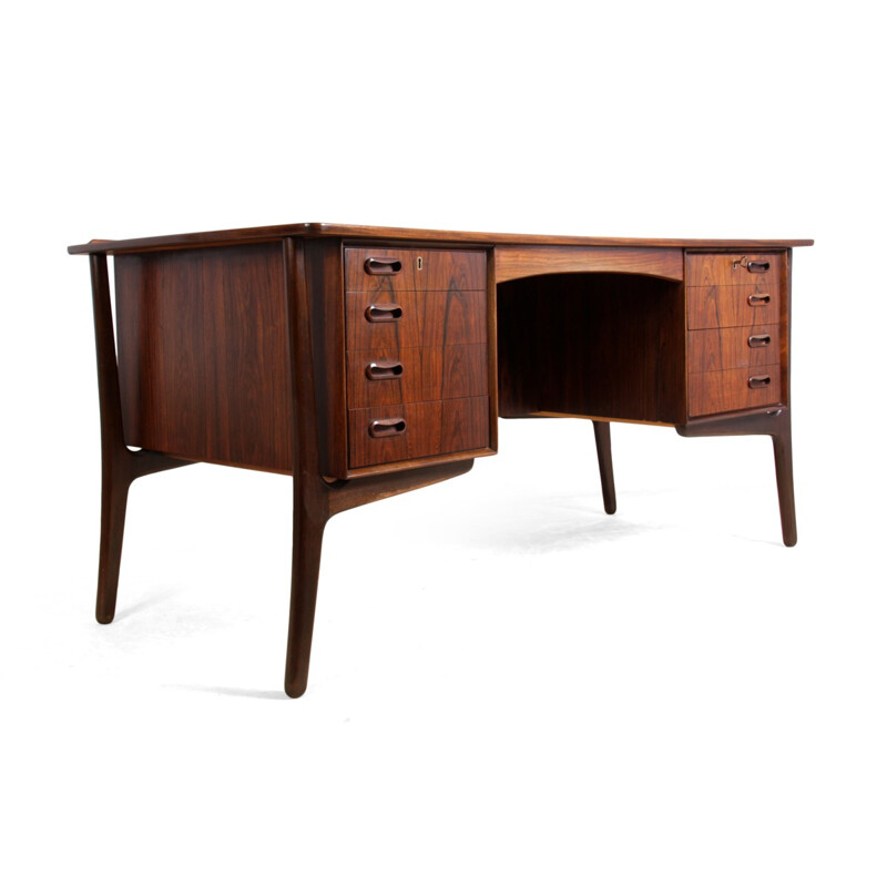 Rosewood Desk by Svend Madsen for Sigurd Hansen - 1960s