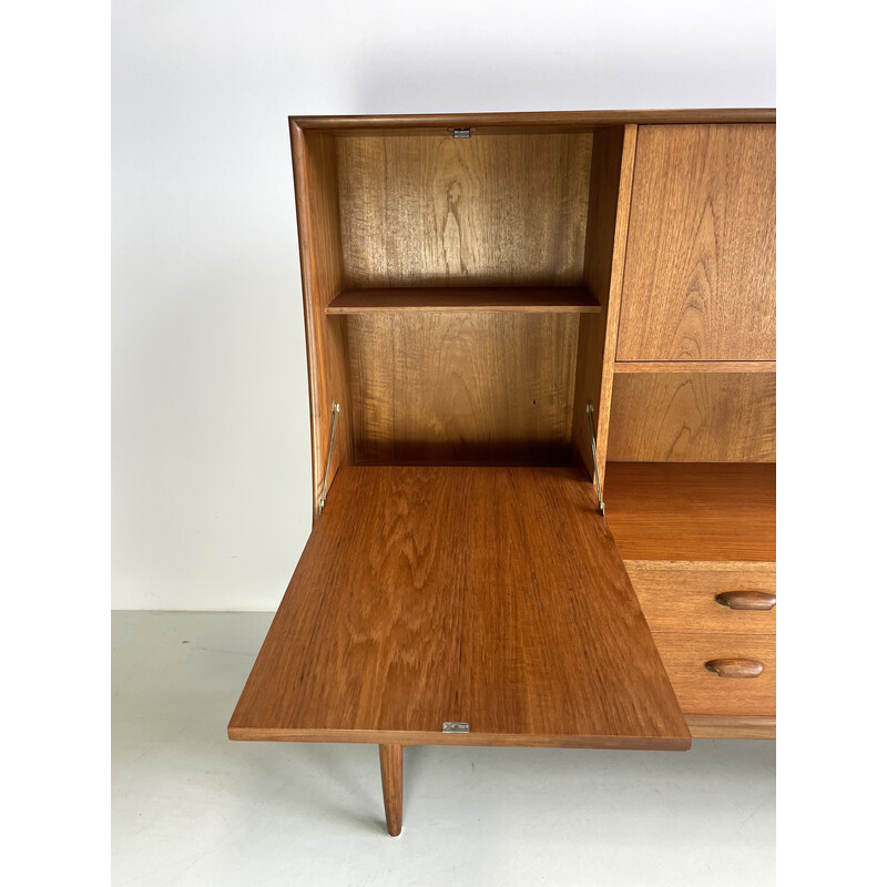 Teca Vintage highboard de Kofod Larsen para G-Plan, 1960