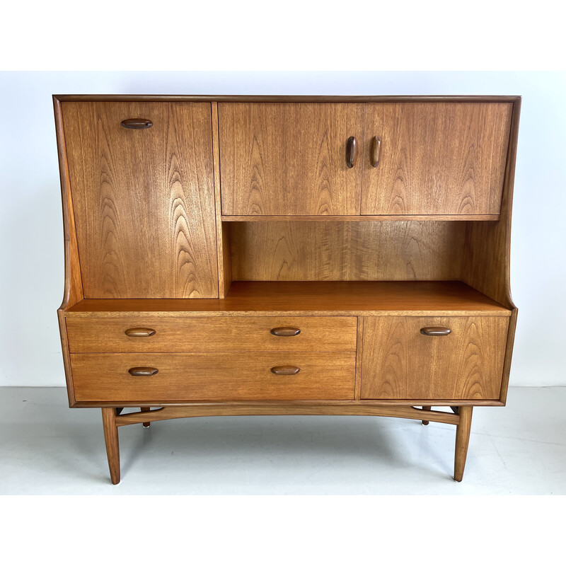 Teca Vintage highboard de Kofod Larsen para G-Plan, 1960