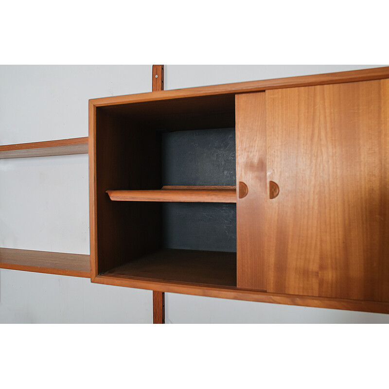 Vintage wall unit "Royal System" in teak by Poul Cadovius, 1960