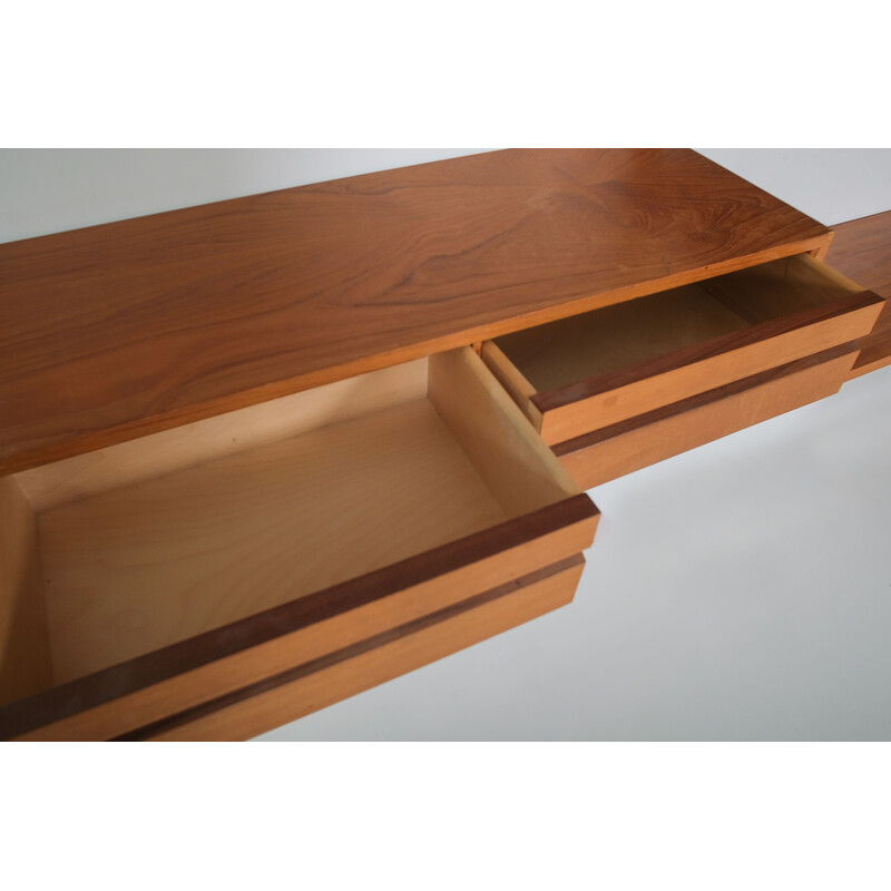 Vintage wandmeubel "Royal System" in teak van Poul Cadovius, 1960