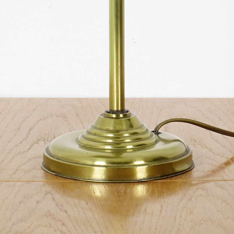 Vintage banker table lamp