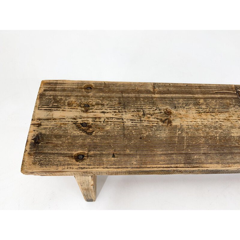 Banc vintage en bois, 1950