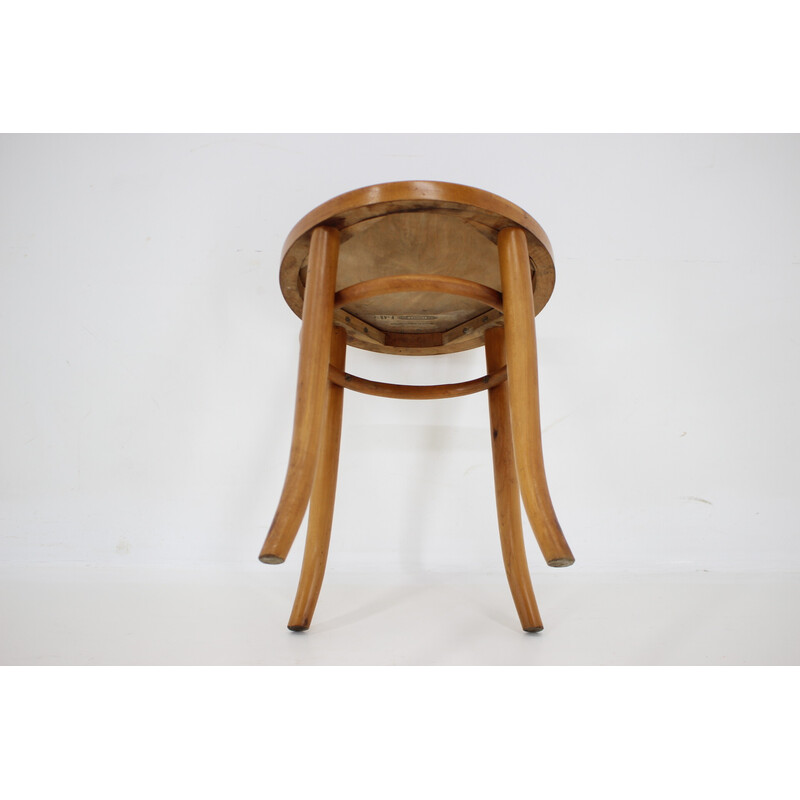 Vintage Thonet stool, Czechoslovakia 1940s