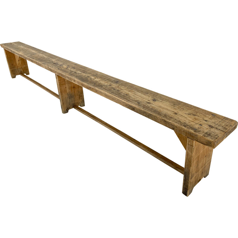 Vintage wooden bench, 1950