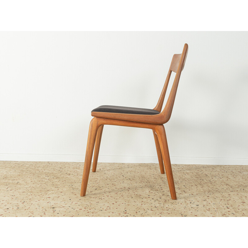 Set of 5 vintage Boomerang chairs by Alfred Christensen for Slagelse Møbelvaerk, Denmark 1950