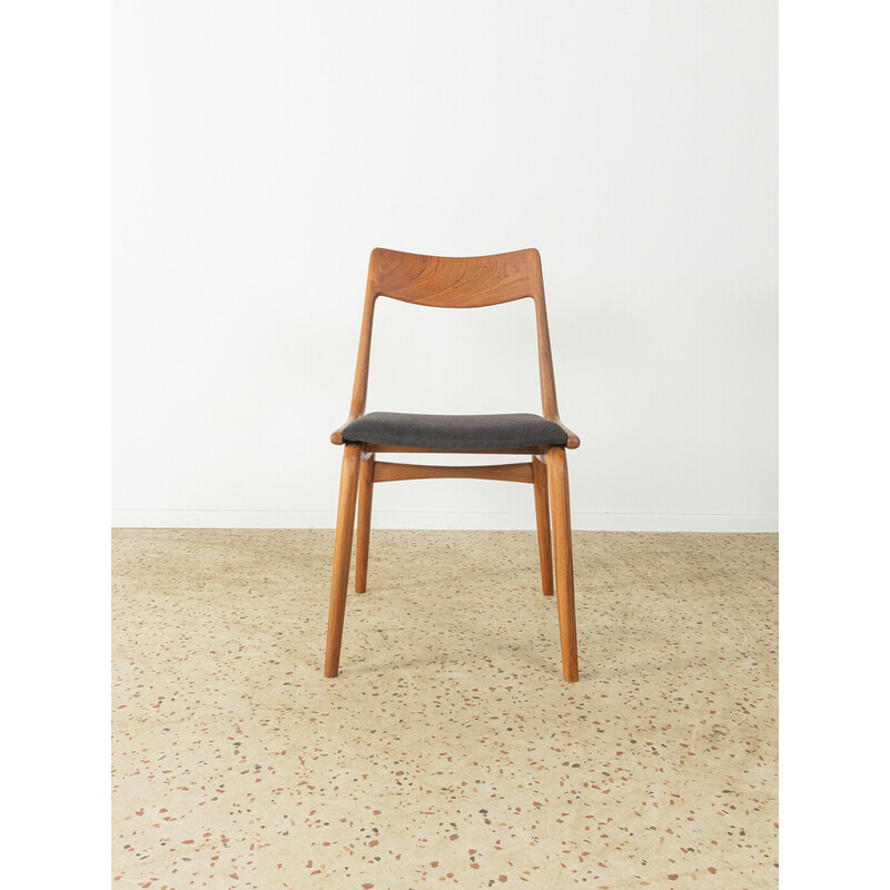 Set of 5 vintage Boomerang chairs by Alfred Christensen for Slagelse Møbelvaerk, Denmark 1950