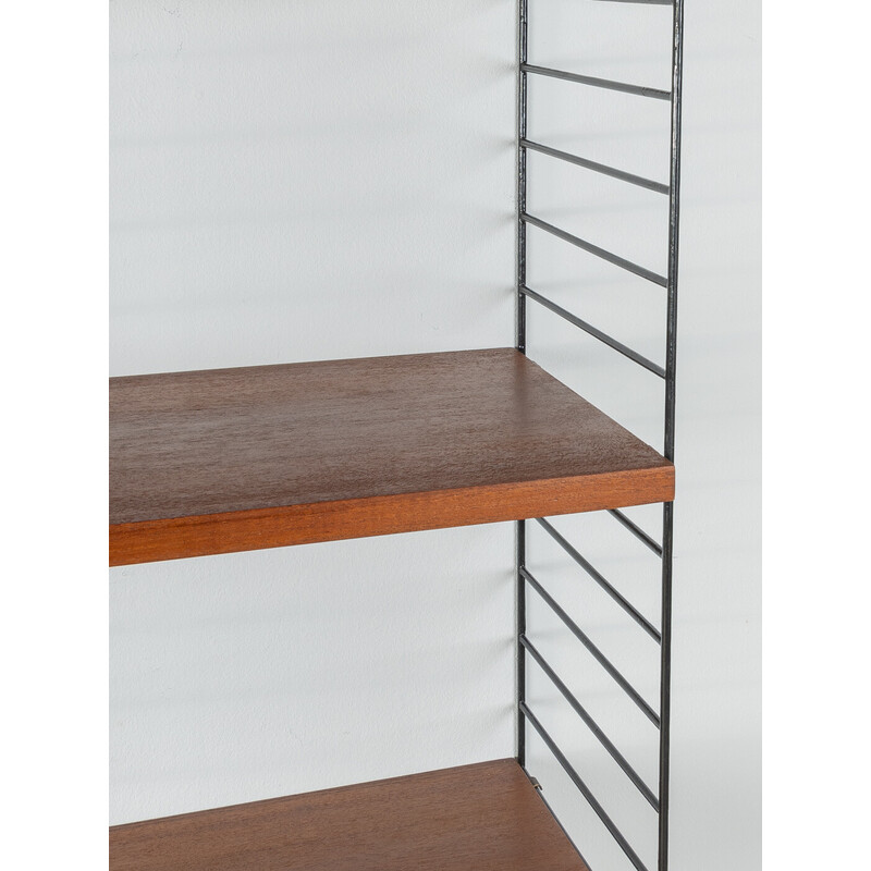 Vintage shelving system in teak veneer by Nils Strinning, Sweden 1950s