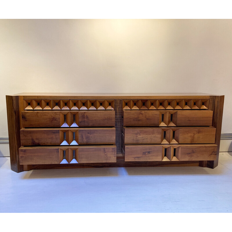 Mid-century sideboard with drawers by Guiseppe Rivadossi, 1970s