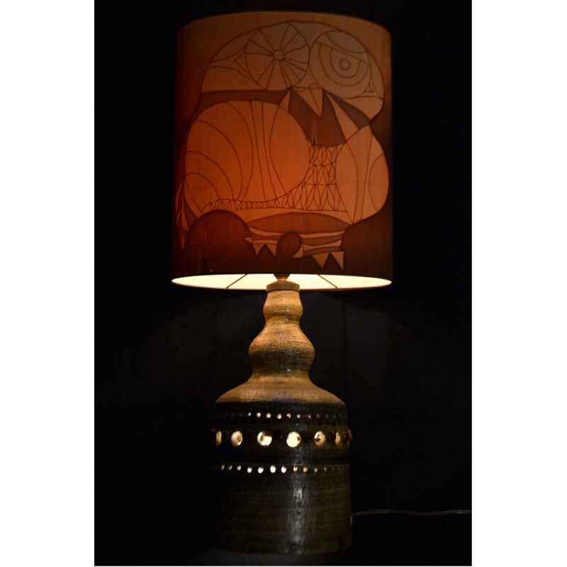 Ceramic lamp by George Pelletier - 1960s