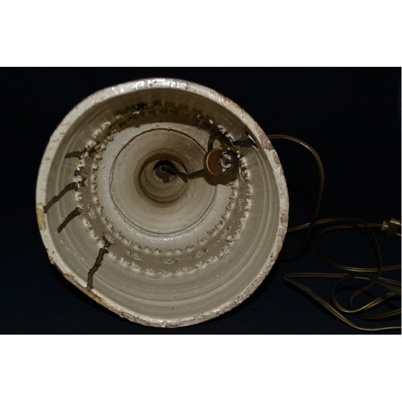 Ceramic lamp by George Pelletier - 1960s