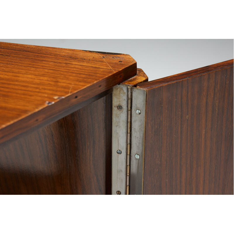 Vintage walnut cabinet by Carlo Scarpa, Italy 1950