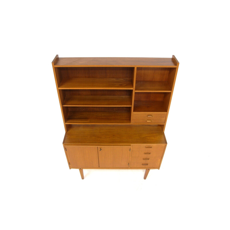 Scandinavian vintage teak bookcase, Sweden 1960