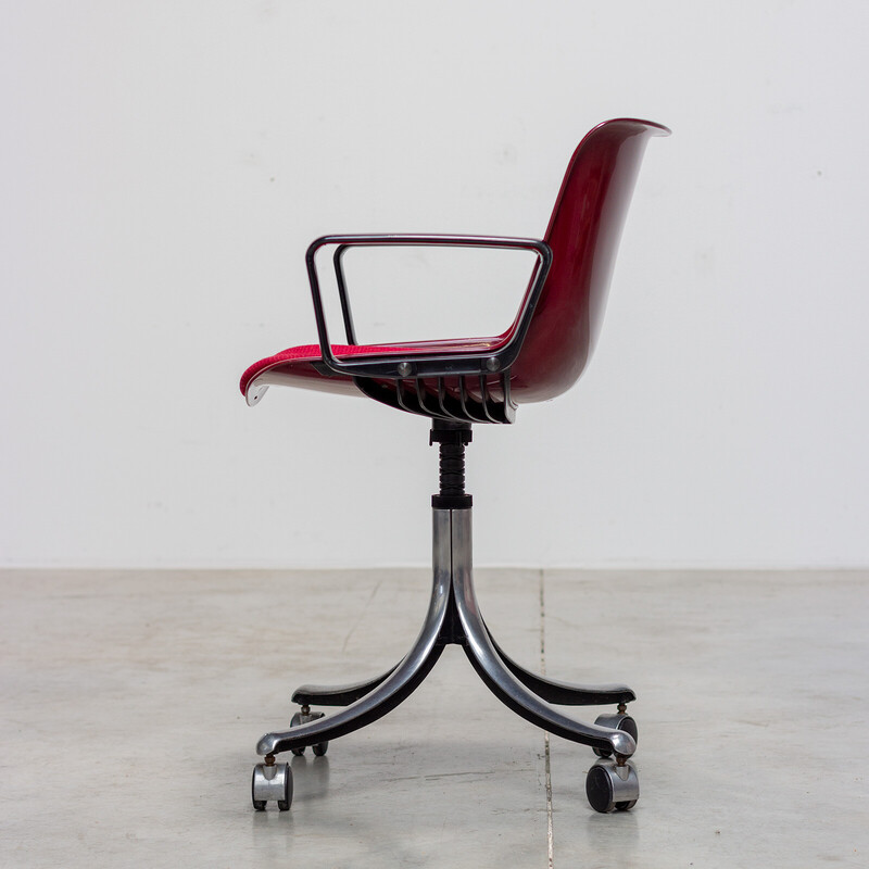 Fauteuil de bureau vintage Modus par Osvaldo Borsani pour Tecno, Italie