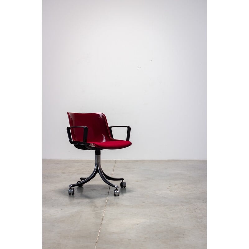 Vintage office armchair Modus by Osvaldo Borsani for Tecno, Italy