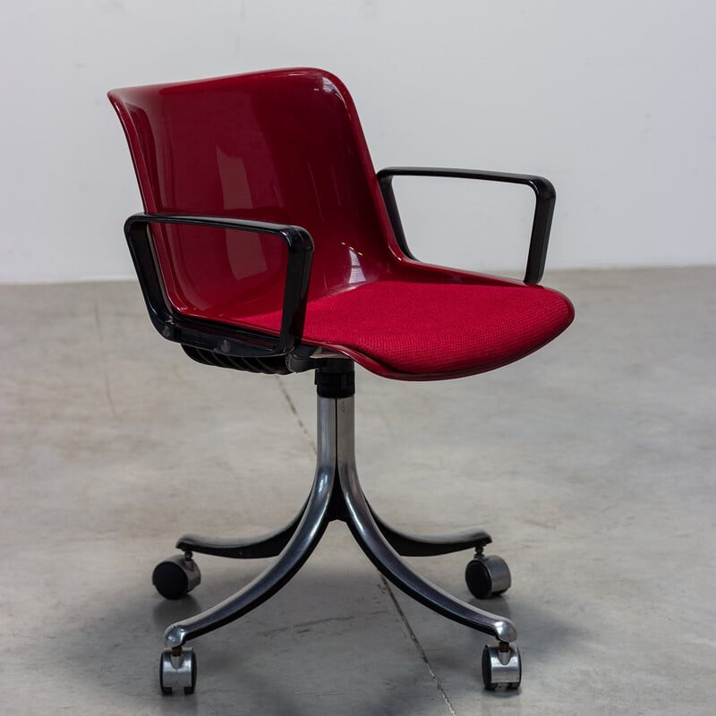 Vintage office armchair Modus by Osvaldo Borsani for Tecno, Italy