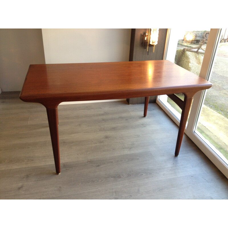 Vintage Scandinavian teak table, Johannes ANDERSEN - 1960s