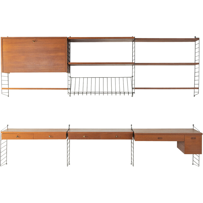 Vintage shelving system by Nils Strinning, Sweden 1950s