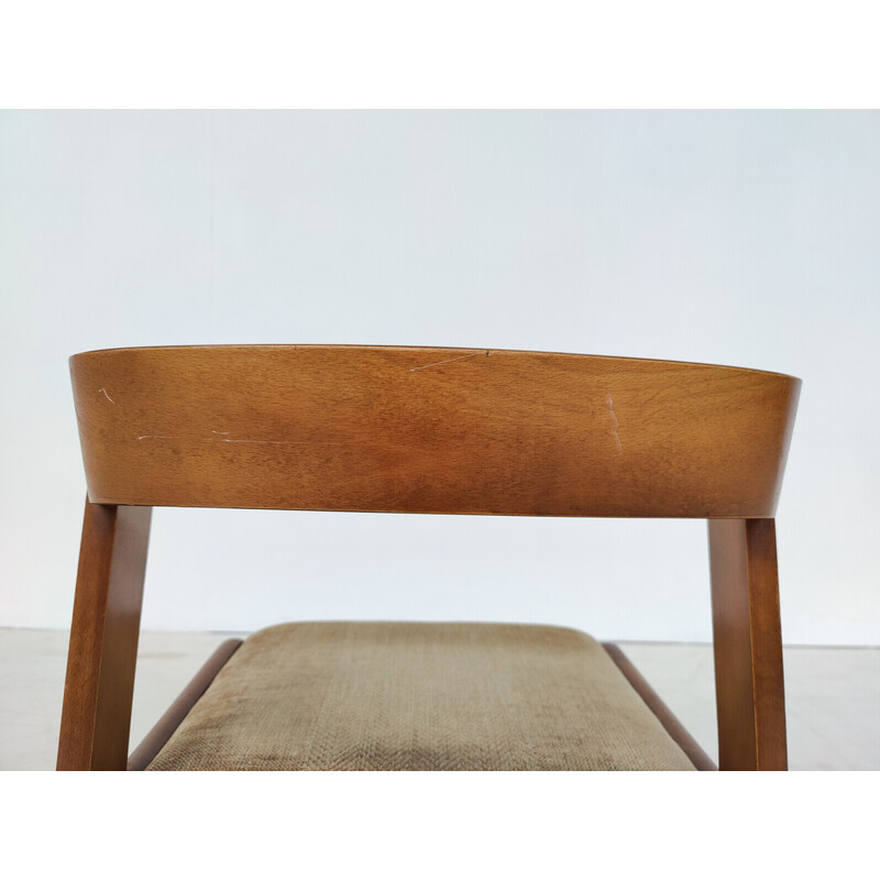Set of 8 mid-century chairs by Mario Sabot, Italy 1970s