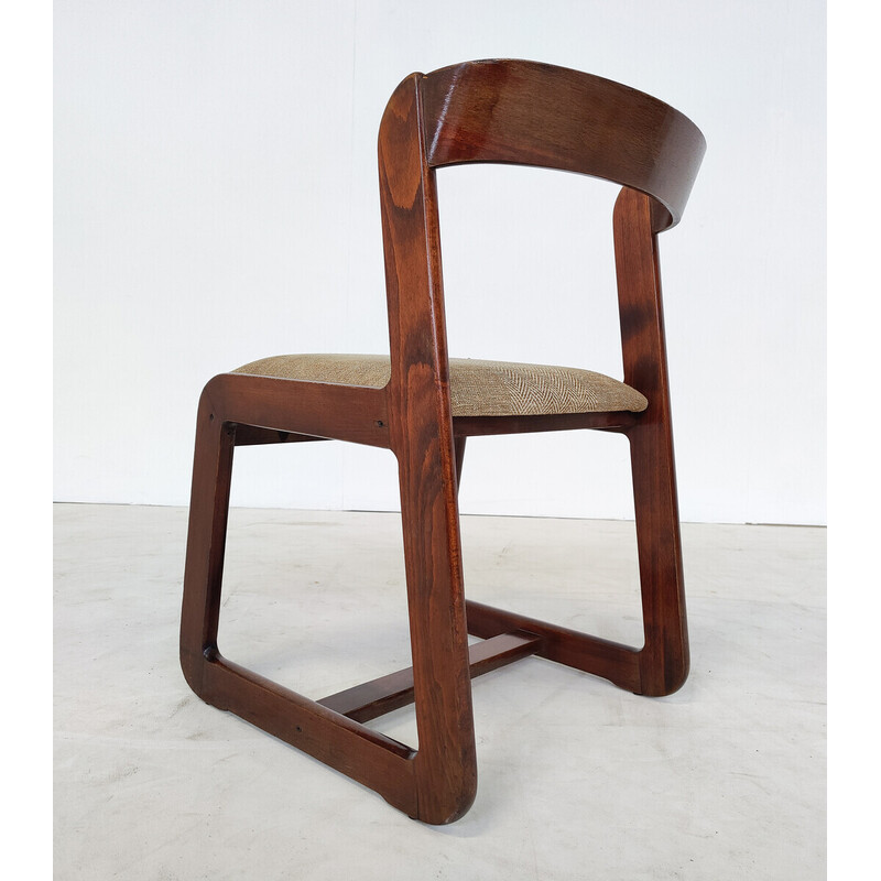 Conjunto de 4 cadeiras de meados do século de Mario Sabot, Itália 1970