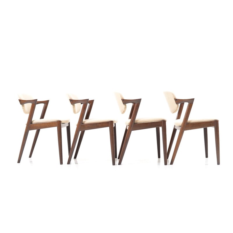 Set of 4 Kai Kristiansen dining chairs - 1960s