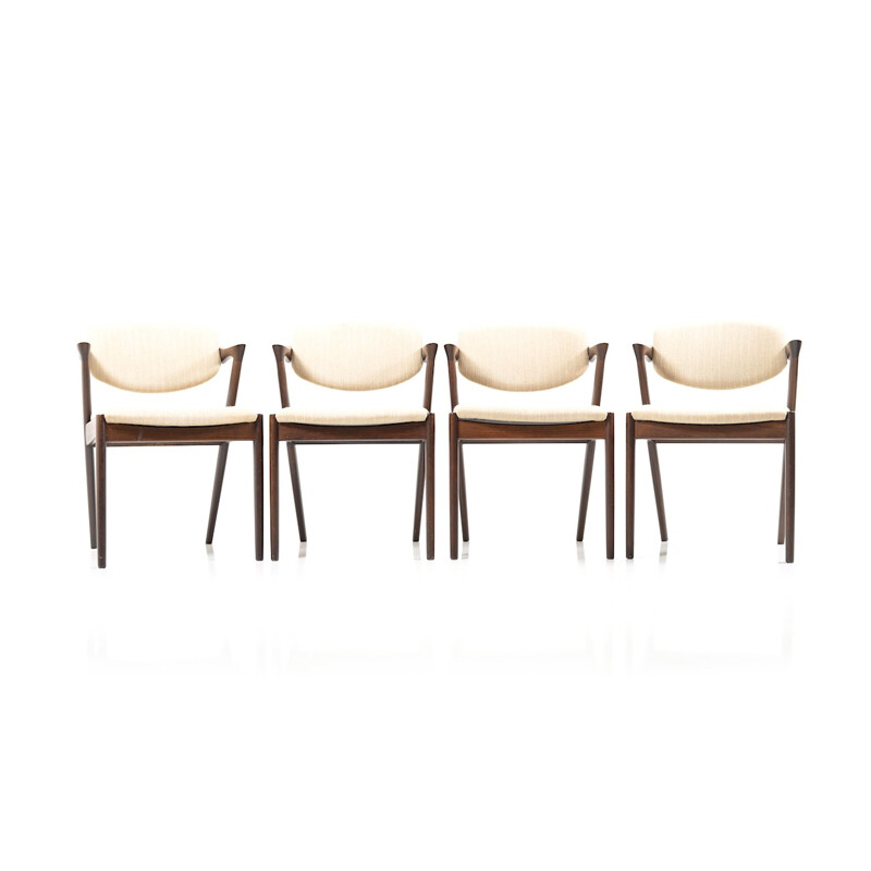 Set of 4 Kai Kristiansen dining chairs - 1960s