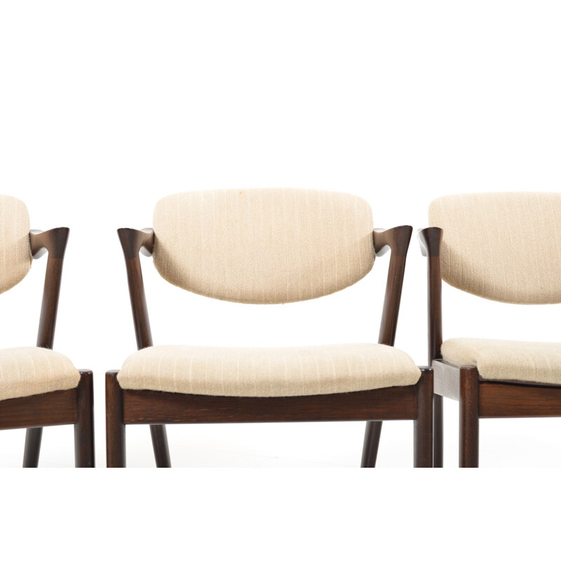 Set of 4 Kai Kristiansen dining chairs - 1960s