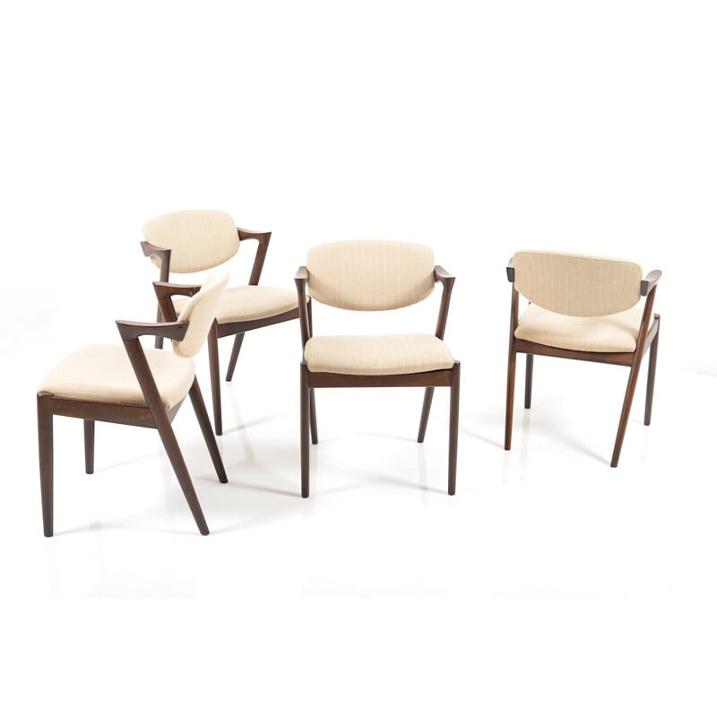 Set of 4 Kai Kristiansen dining chairs - 1960s