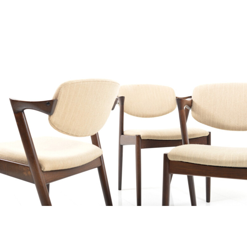 Set of 4 Kai Kristiansen dining chairs - 1960s