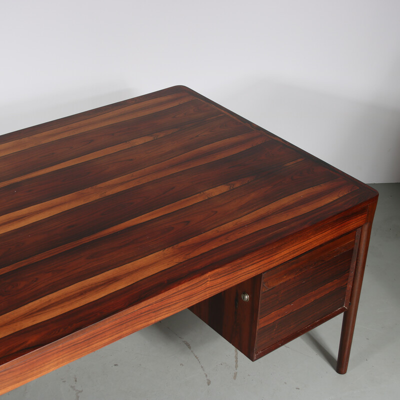 Vintage executive desk by Torbjorn Afdal for Bruksbo, Norway 1960