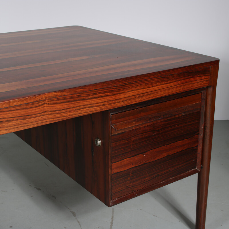 Vintage executive desk by Torbjorn Afdal for Bruksbo, Norway 1960