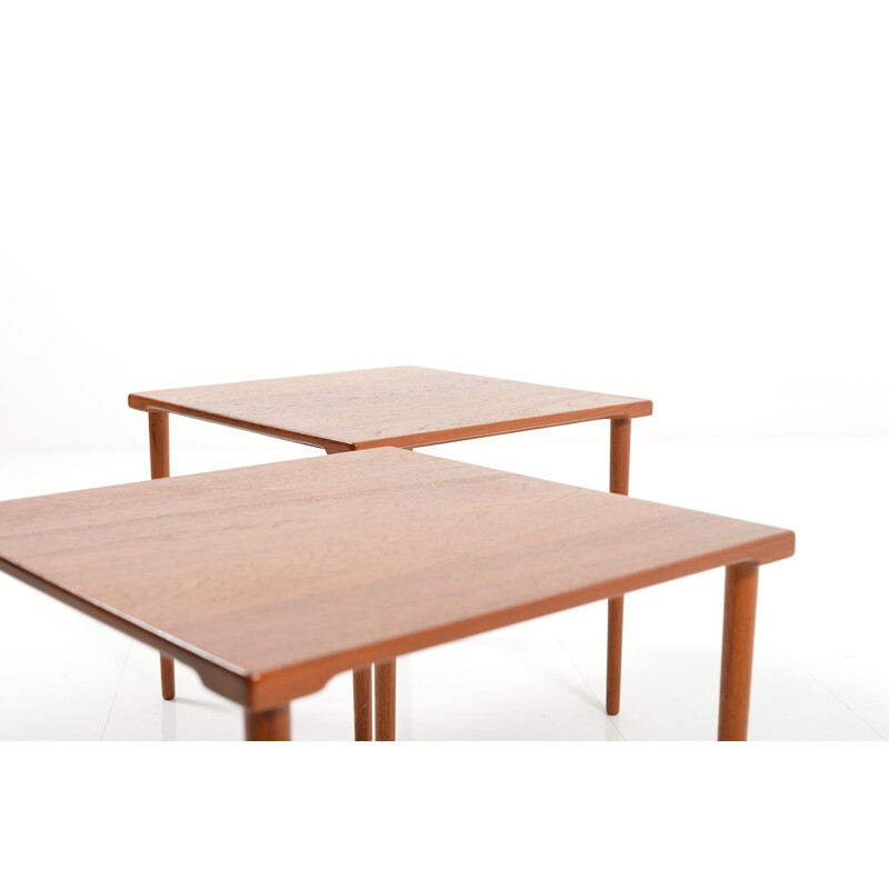 Pair of mid century danish teak side tables produced by France and Son - 1960s