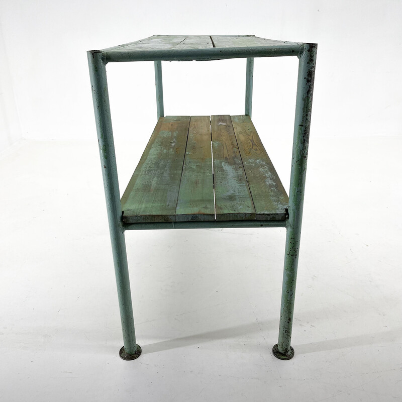 Vintage industrial console table