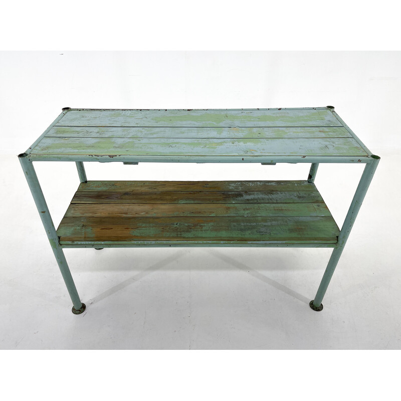 Vintage industrial console table