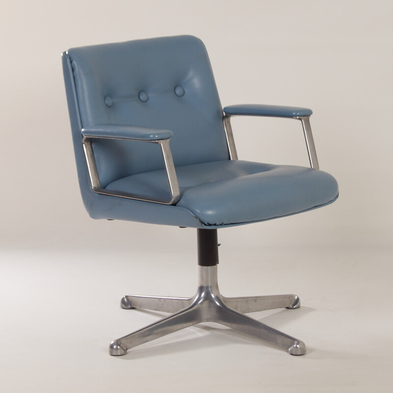 Vintage office armchair 125 serie by Osvaldo Borsani for Tecno, 1960s