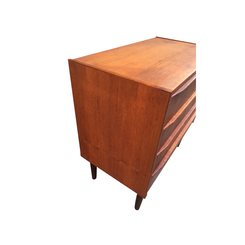 Chest of drawers in teak with 6 drawers - 1960s
