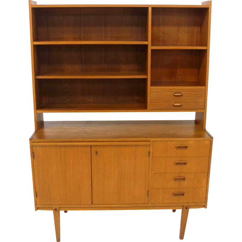 Scandinavian vintage teak bookcase, Sweden 1960