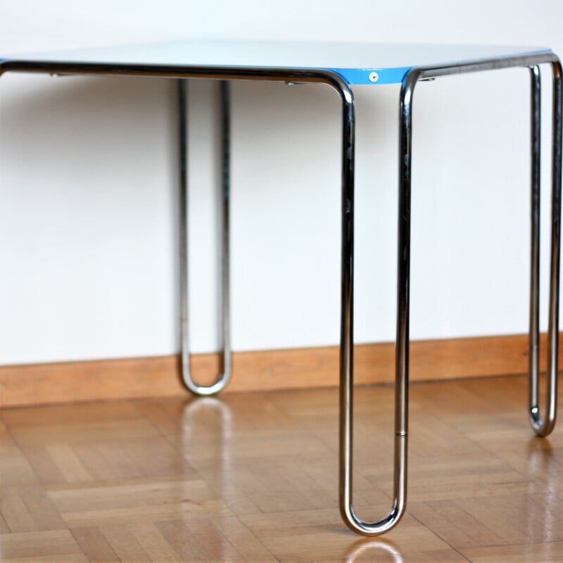 Vintage B10 Bauhaus side table by Thonet, 1940