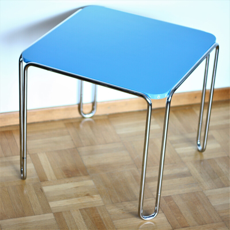 Vintage B10 Bauhaus side table by Thonet, 1940