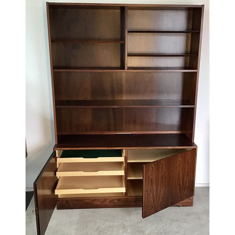 Vintage rosewood bookcase by Carlo Jensen, 1960