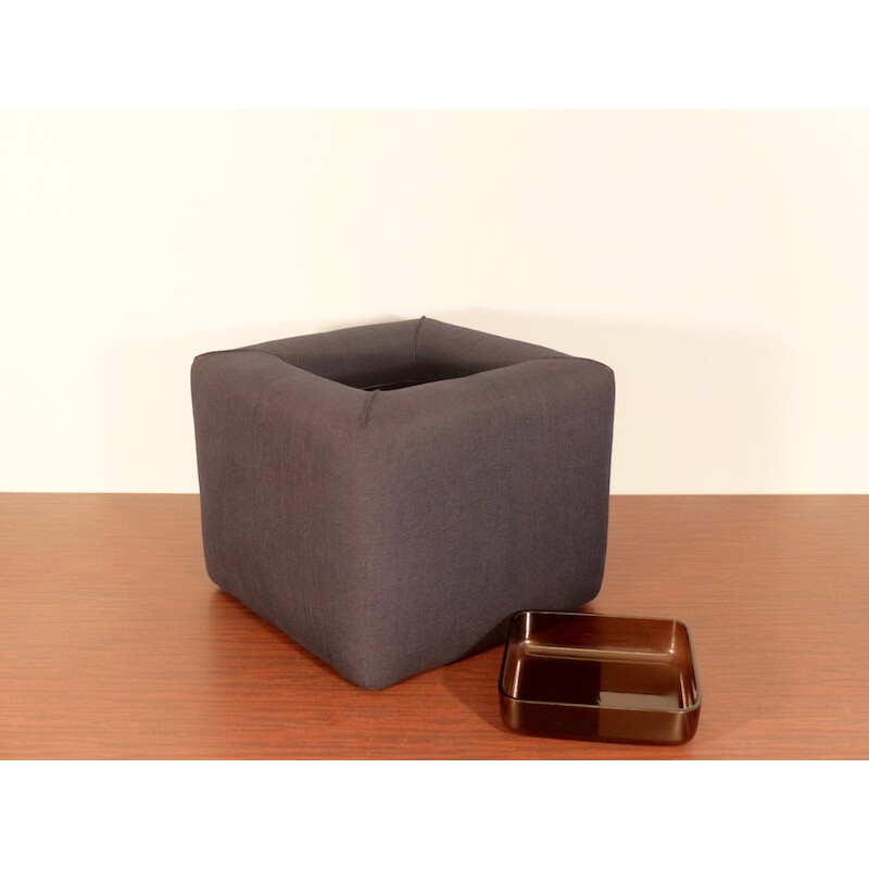 Cubic Cinna sofa side table - 1970s