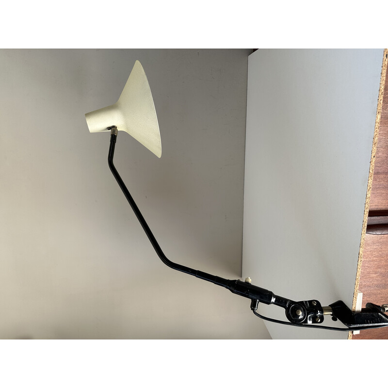 Vintage metal staple lamp by Jjm Hoogervorst for Anvia, 1960