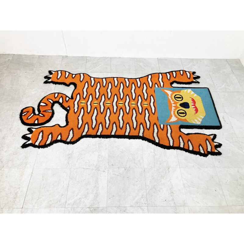 Tappeto vintage a forma di tigre di Walter Van Beirendonck per Ikea, Svezia 1990